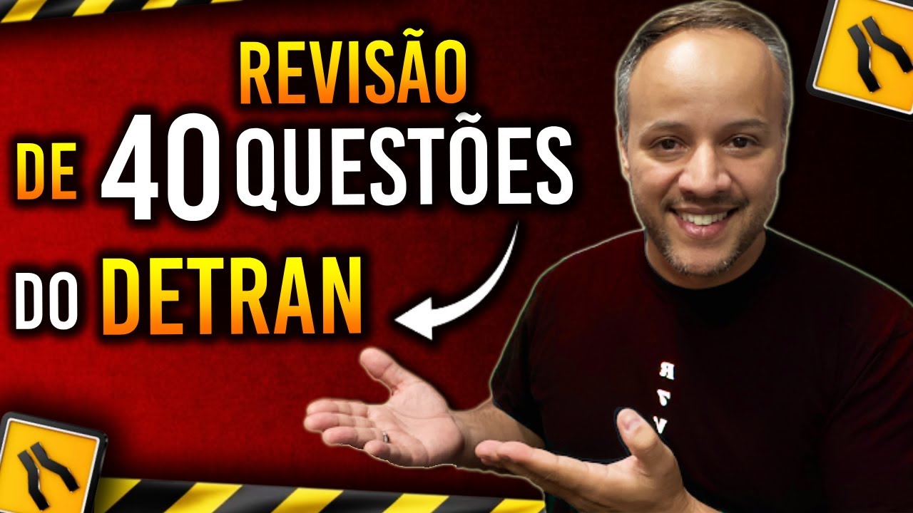 LEGISLAÇÃO DE TRÂNSITO 2024- SIMULADO DE 40 QUESTÕES DO DETRAN 2024 - #simuladodetran2024