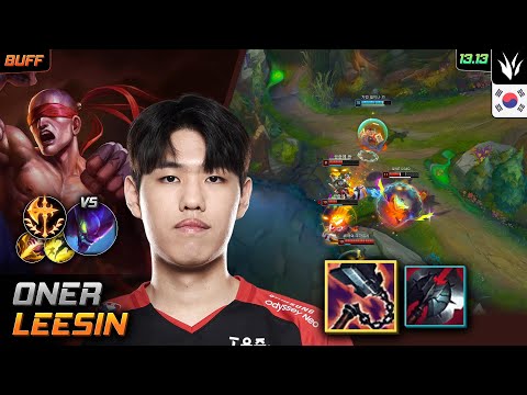 Oner Lee Sin Jungle Build Goredrinker Conqueror - LOL KR Challenger Patch 13.13