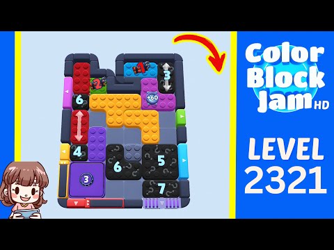 Color Block Jam Level 1412 (2321) Solution Walkthrough