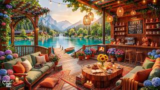 Relaxing Jazz in Cozy Lakeside Lounge ~ Soft Jazz for A Calm Weekend Mood
