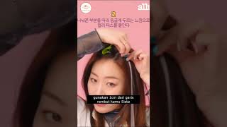 Gaya Ikat Rambut Ala Korea # Shorts