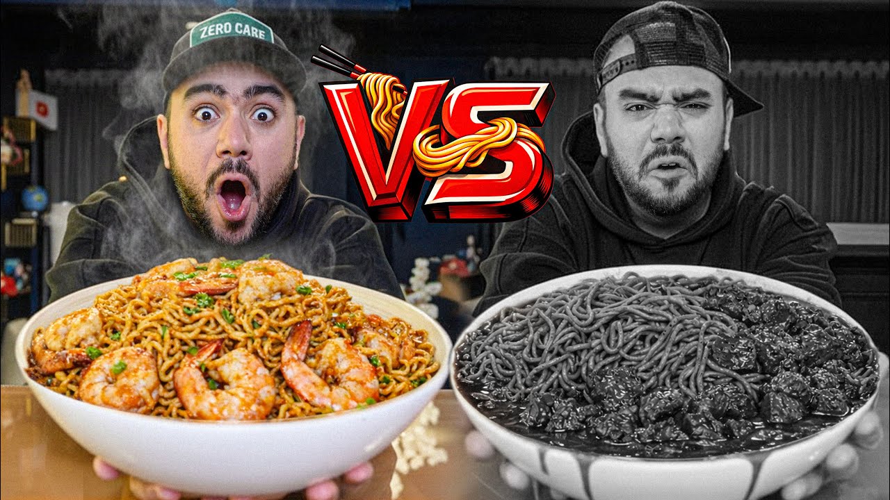 وصفات نوديلز غريبة 🤪 ! (شاورما - كبدة طحينه - جمبري) - كيفني اكيفك