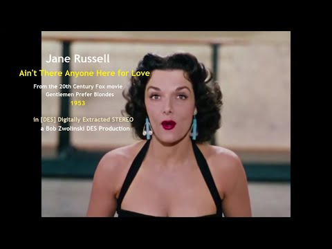 Ain't There Anyone Here For Love - Jane Russell - 1953 [DES STEREO]