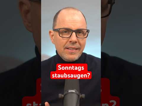 Darf man sonntags staubsaugen? 🔊 | WBS.LEGAL #shorts
