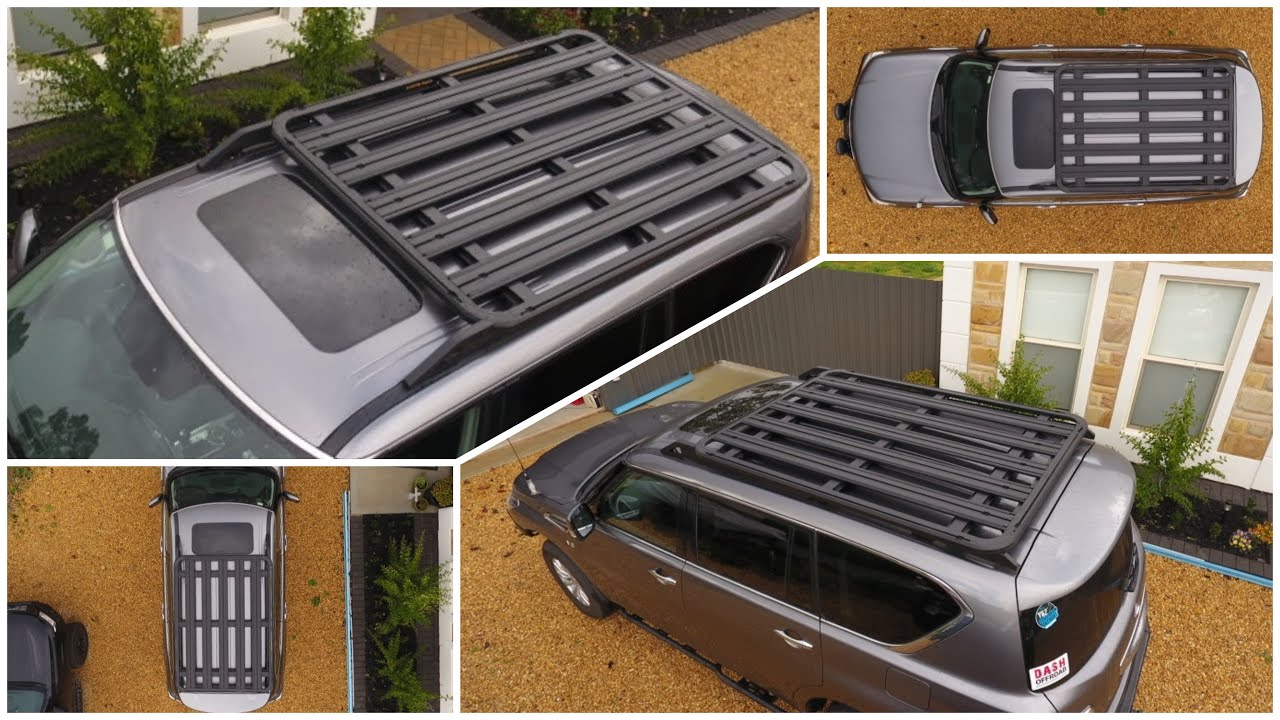 Watch video Y62 Patrol DASH Roof Rack Install Review Now Y62 Patrol DASH Roof Rack Install Review