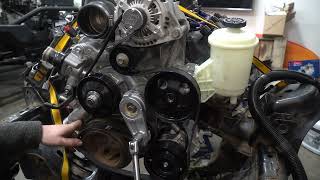 HOW TO REPLACE SERPINTINE BELT, TENSIONER AND IDLER ON 5.7L RAM HEMI