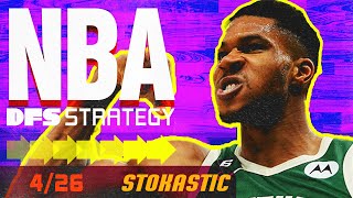NBA DFS Strategy Wednesday 4/26/23 | Daily Fantasy Basketball Picks &amp; Predictions