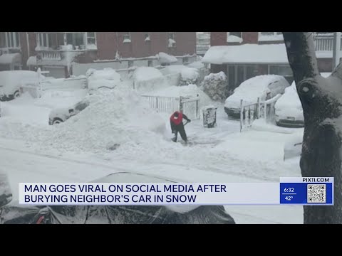 'Blizzard rage': NYC man buries neighbor's car in dispute