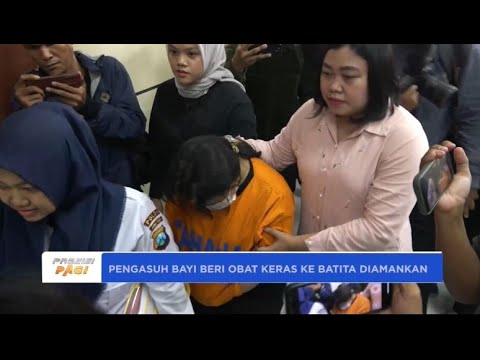DITRESKRIMUM POLDA JATIM AMANKAN PENGASUH BAYI BERI OBAT KERAS KE BATITA