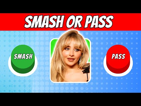 SMASH or PASS 100 OPTIONS!! | Hottest Celebrity Female Edition 2025 | QUIZ WAVEZ