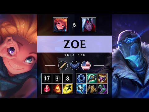 Zoe Mid vs Varus: Legendary - NA Diamond Patch 14.24