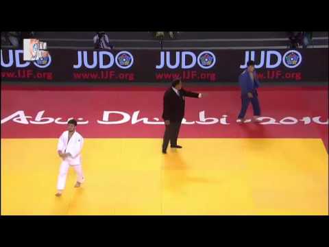 Judo Grand Slam Abu Dhabi 2014 Semifinal -73kg MOGUSHKOV Musa (RUS) vs. HONG Kuk Hyon (PRK)