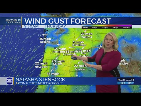 4 p.m. Tues evening forecast KOIN 6 News May 7, 2019