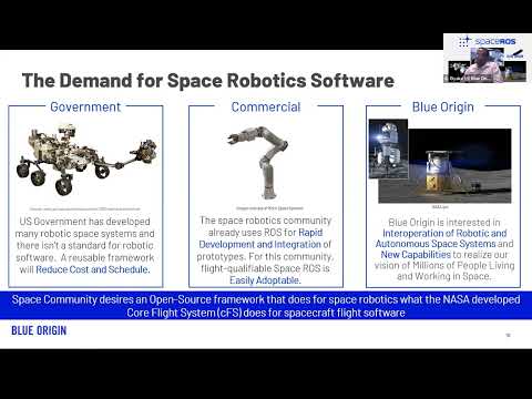 FSW 2022: Overview of the Space Robot Operating System (Space ROS) - Amalaye Oyake