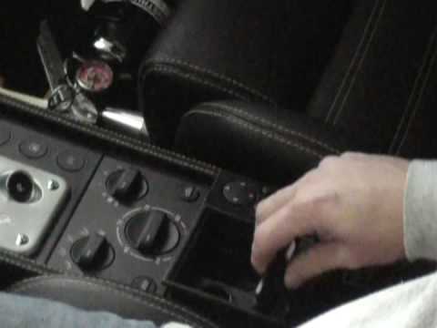 Ferrari 355 HVAC panel removal