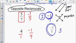 Saxon Algebra 2 - Lesson 31 - Negative Reciprocals, Perpendicular Lines, and Remote Interior Angles