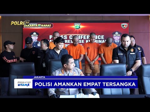POLRES JAKBAR UNGKAP KASUS PENCURIAN DENGAN PEMBERATAN