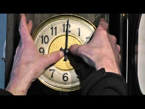 Schlagwerkskorektur einer Großuhr (Schlossscheibenschlagwerk)