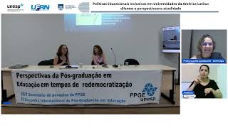 II ENCONTRO INTERNACIONAL PPGE UNESP - MARÍLIA: Mesa-redonda