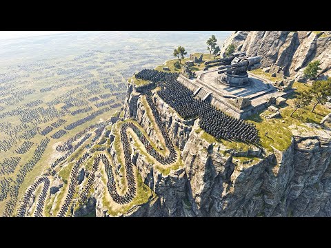 MOUNT EVEREST INVASION! Sauron & 2,000,000 Uruks vs T45 Shotgun and Yoda! UEBS 2