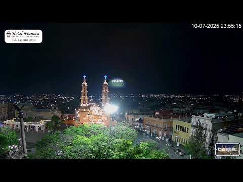 Aguascalientes En Vivo 10-07-25 PM desde el Hotel Francia Aguascalientes