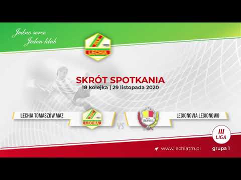 Skrót spotkania RKS Lechia Tomaszów Maz. vs Legionovia Legionowo | 29.11.2020 r.