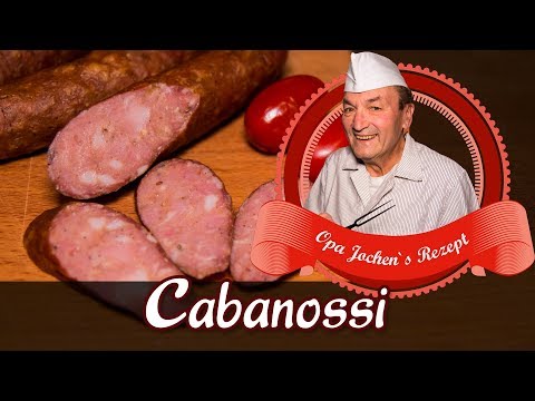 Cabanossi gebrüht selber machen - Kabanos - Wurst selber machen - Opa Jochen´s Rezept