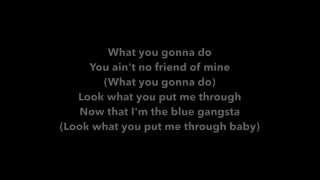 Michael Jackson - Blue Gangsta (Lyrics)