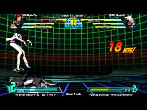The Break Weekly #132 - MvC3 GF - [AG] MarlinPie VS [DRS] MastaCJ