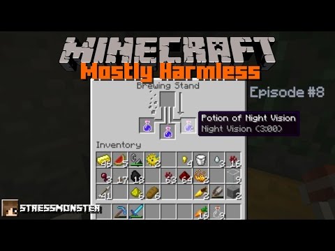Stressmonster101 - Minecraft Mostly Harmless Server : Episode #8 : Brewing potions for our Ocean Monument