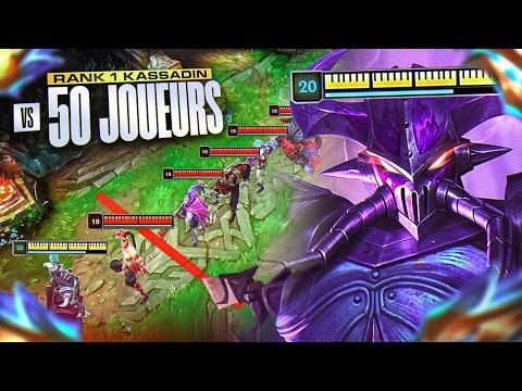 Rank 1 Kassadin EUW vs. 50 players! Don't get baited, it's extremely hard!