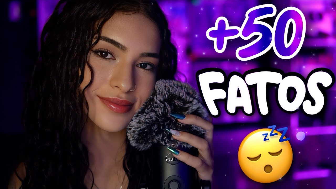ASMR | FATOS CURIOSOS SOBRE MIM - SUSSURROS RELAXANTES PARA DORMIR ᶻ 𝗓 𐰁