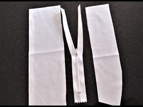 How To Sew A  Fly Zipper Video