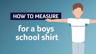Trutex how to measure for a boys school shirt
