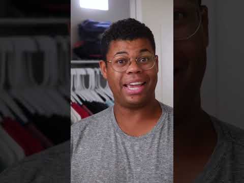 How to maximize your closet space 👕 #lifehacks #shorts #problemsolved