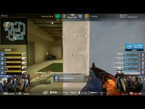 olofmeister 3k spray down vs immortals IEM KATOWICE 2018