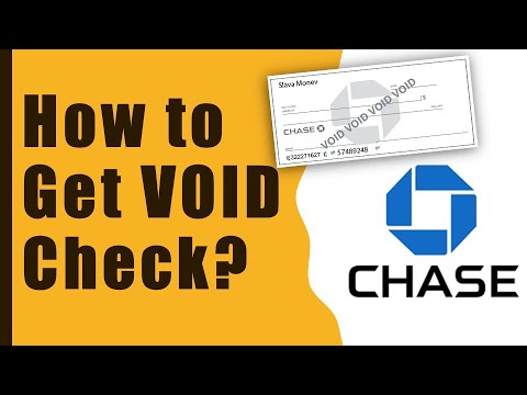 Void Check Chase Online