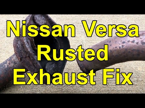 [HOW TO] Fix a Rusted Out Nissan Versa Exhaust (2012-2017 Sedan & Note)