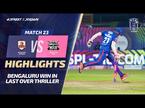 ISPL Season 3: Match 23 - Bengaluru Strikers take the win in a final ball thriller