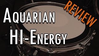 Video thumbnail for Aquarian HI-ENERGY Snare Drumhead Review - Sonor S-Classix by DrumScripts