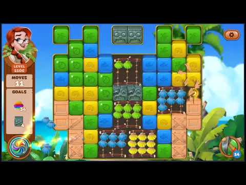 Lost Island Blast Adventure Level 1106 - NO BOOSTERS 🏝️ | SKILLGAMING ✔️