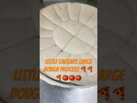 Little Caesars Large Dough Process 🍕🍕🧀🧀