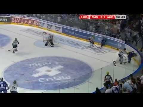 DEL 06-07 F3 Mannheim - Nürnberg 5-2 - alle Tore