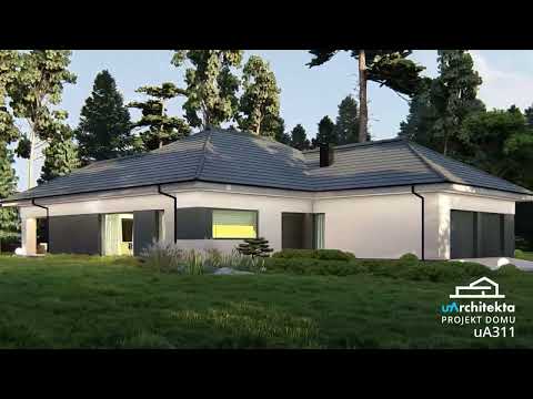 Projekty domów #uarchitekta. Projekt domu #uA311 #dream #dom #budowanie #art #art