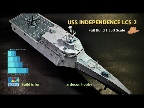 Trumpeter USS Independence LCS-2 Full build 1:350 scale