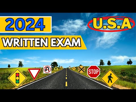 2024 DMV Written Driving Exam: Drivers License USA