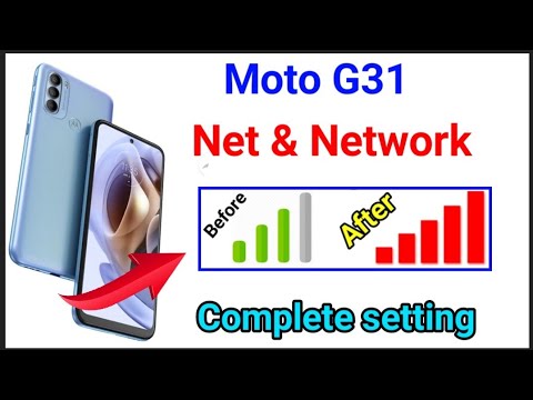 moto G31 Complete Network settings 2022 | how ti solve Network problem moto G31 2021