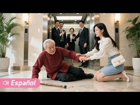 Anciano humillado, solo una pobre lo defiende;resulta ser multimillonario y quiere nieto CEO casarla