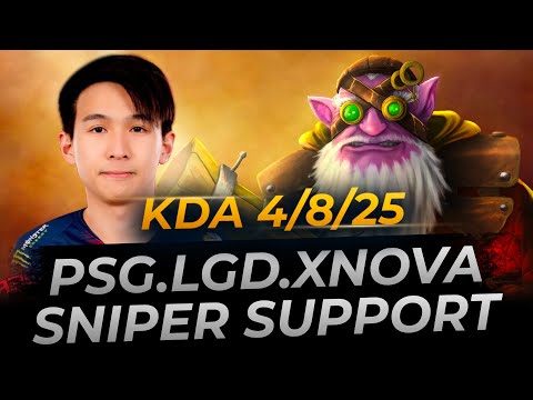 PGS.LGD.xNova Sniper Support - Dota 2 Replay Full Gameplay