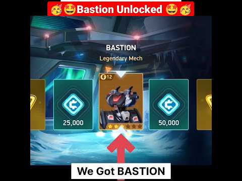 Unlock Bastion🤩,Free Token for Bastion - Mech Arena New Mech #mecharena #youtubeshorts #shorts